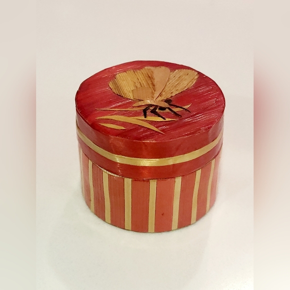 Vintage small round trinket - Picture 3 of 8